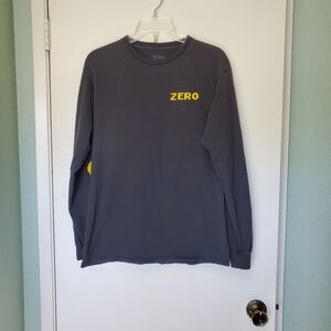 Zero Pacman Long Sleeve T-Shirt Size Medium